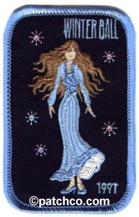 Girl Scout winter ball patch